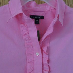 Lands' End Women's Ruffled Top